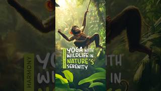 Forest Harmony Yoga with Wildlife in Natures Serenity yoga relaxing nature shorts shortsfeed [upl. by Toinette]