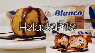 Helado frito receta súper fácil  Alberto Castillo PCA [upl. by Newra]