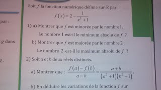 1 bac sm généralité sur les fonctions ex 79 page 65 tome 2  almoufid [upl. by Althea]