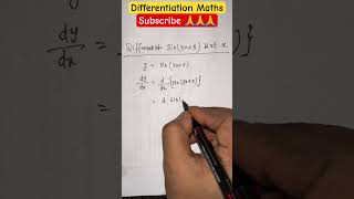 Differentiate Sin3x5 with respect to x maths math [upl. by Iphagenia]