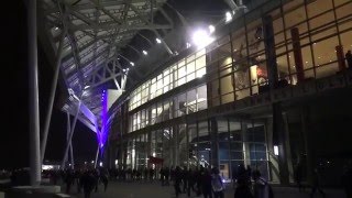 OL  Troyes Inauguration 2016  Extérieur du Stade des Lumières [upl. by Myrlene]