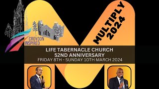 Life Tabernacle Ministries  52nd Anniversary Saturday Night [upl. by Eledoya]