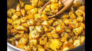 Spicy Garlic Potatoes The Lebanese Batata Harra [upl. by Prescott]