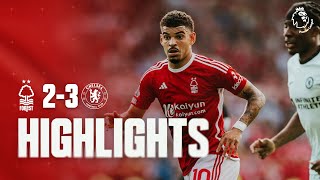 Nottingham Forest 23 Chelsea  Premier League Highlights [upl. by Aisauqal]