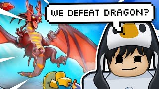 Noob Vs Weapon Fighting Simulator ⚔️  Did we defeat the dragon [upl. by Nadeau426]