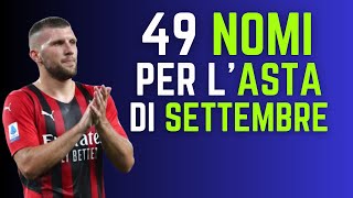 49 NOMI per lASTA di SETTEMBRE  Guida allAsta del Fantacalcio 202425 [upl. by Esinehs]