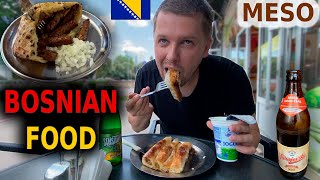 BOSNIAN FOOD CULTURE IS CRAZY 🥘🇧🇦 Sarajevo food tour [upl. by Simone353]