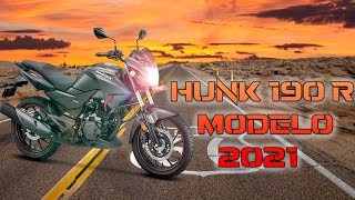 NUEVA HERO HUNK 190R TRAE MEJOR MOTOR [upl. by Leasia624]