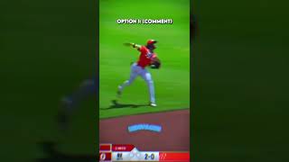 Which Play Was Better edit mlb baseball [upl. by Tonya]