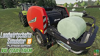 LS19 PLATINUM CLAAS FARM 34🔥 BALLENPRESSEN mit der KVERNELAND FastBale 🚜│LS19  FS19 HD  FarmSim [upl. by Bloxberg]