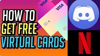 Get Free Virtual Credit Cards Easy Guide for Discord amp Online Use [upl. by Gussman]