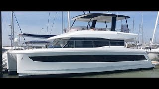 Fountaine Pajot MY 44 catamaran Walkthrough at Dusseldorf 2018 Powerboat of 2018 [upl. by Barney308]