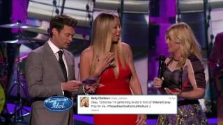 Kelly Clarkson LOVES Mariah Carey American Idol [upl. by Liederman]