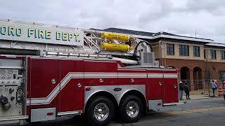 Tarboro parade part 1tarboro ncs parade firetruck [upl. by Ellohcin]