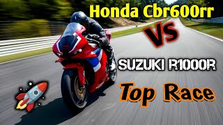 Honda Cbr600rr 2024  CBR 600 RR VS Suzuki R1000R [upl. by Eran]