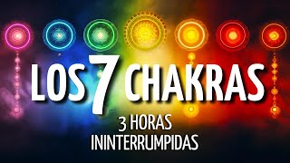 🎧3 Horas ININTERRUMPIDAS para DESBLOQUEAR y EQUILIBRAR los 7 CHAKRAS  SANACIÓN COMPLETA💫 [upl. by Adyela]