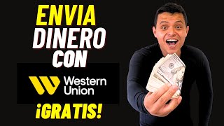 Como enviar DINERO por WESTERN UNION Tranferencia internacional  Y giros gratis desde USA [upl. by Seligman]