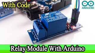 How to use 5v relay module  Arduino UNO with 5v relay module Code and circuit diagram [upl. by Nanerb287]