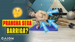 PRANCHA x ABDOMINAL maneiras corretas de fazer  Qual é melhor para perder e definir a barriga [upl. by Dallis]