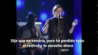 Adele feat Darius Rucker I Need You Now subtitulado español [upl. by Hanway]