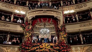 Intervento del Presidente Mattarella al Teatro alla Scala di Milano [upl. by Starkey59]