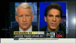 Lou Ferrigno Training Michael Jackson Anderson Cooper [upl. by Nnairet]