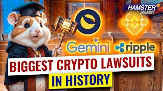 From Gemini to Ripple Top crypto lawsuits you need to know ⚡️ Hamster Academy [upl. by Eelynnhoj261]