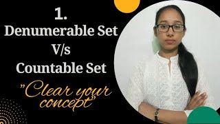 Denumerable Set  Countable Set  Countability of Set [upl. by Lakin106]