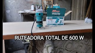 Ruteadora de palma o fresadora TOTAL de 600 W unboxing carpinteria [upl. by Mcwilliams]