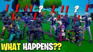 What Happens if ALL 31 Henchmen Bosses Meet in Fortnite Chapter 3 [upl. by Chatav60]