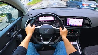 2023 Seat Ateca FR 15 TSI  pov test drive [upl. by Eveivenej]