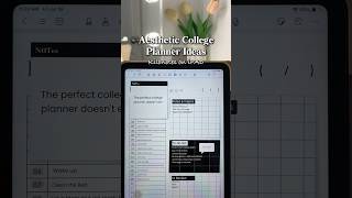 AESTHETIC CollegePlanner Ideas on iPad YOU NEVER THOUGHT YOU NEEDED 💯 [upl. by Doowron]