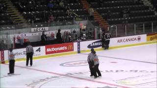 Coupe Telus 2015 Round Robin Game 3 Toronto vs Collège NotreDame 22 avril 2015 [upl. by Sarchet457]