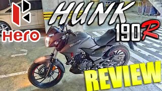 NUEVA Hero HUNK 190R review 2022 La URBANA más BRUTAL y BARATA [upl. by Prouty]