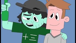 SuperMega Animated Animatic  At a Gay Bar [upl. by Aihsakal]