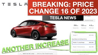 BREAKING Teslas 16th Price Change of 2023  PLUS New Color Now Available [upl. by Naejarual]