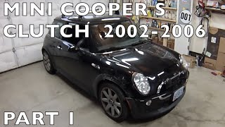 200206 MINI Cooper S Clutch Replacement Part 1 of 2 [upl. by Akinak465]