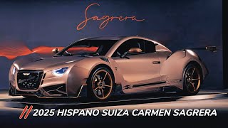 New 2025 Hispano Suiza Carmen Sagrera  120th Anniversary new version full electric 1100HP [upl. by Haletky]