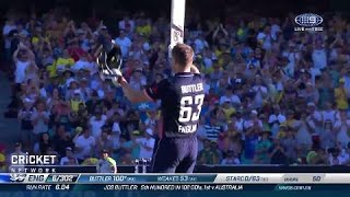 Brilliant Buttler punishes Aussies with rapid ton [upl. by Bria]