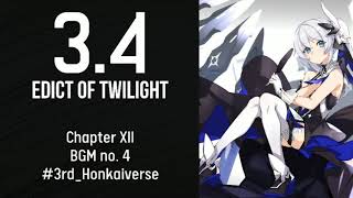 34 Chapter XII BGM 4  Edict of Twilight Honkai Impact 3rd [upl. by Itin]