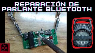 REPARACIÓN DE PARLANTE BLUETOOTH  cambio de pin de carga con SOLDADOR [upl. by Lada846]