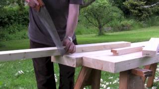 How to build a workbench  Part 5 Making and Preparing the Legs  Paul Sellers [upl. by Nezah]