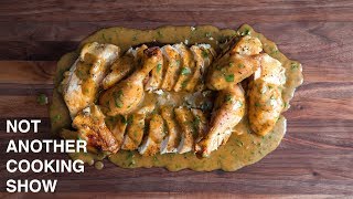 ROASTED CHICKEN WITH EASY PAN GRAVY [upl. by Tarttan]