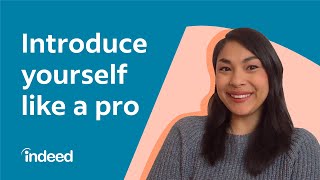 How to Introduce Yourself in an Interview  Indeed Career Tips [upl. by Ayel]