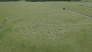 Prehistoric site Woodhenge  Drone Cinematic [upl. by Ennairod30]