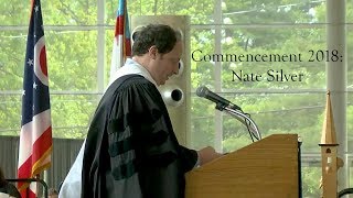 Kenyon College Nate Silver Commencement Address 2018 [upl. by Kellda]