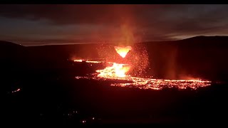 Lavanados caught on Iceland volcano webcam [upl. by Marlo]