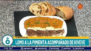 Lomo a la pimienta acompañado de kiveve Recetas de Dante Enriquez [upl. by Emmanuel]