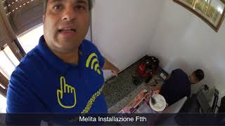 Melita Installazione Fibra Ftth [upl. by Neehsuan]