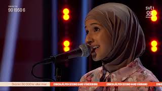 Amena Alsameai  quotSinging for the Children on Earthquot  SVT1 [upl. by Solis]